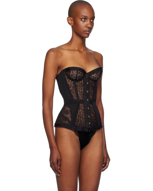 Agent Provocateur Black Mercy Corset