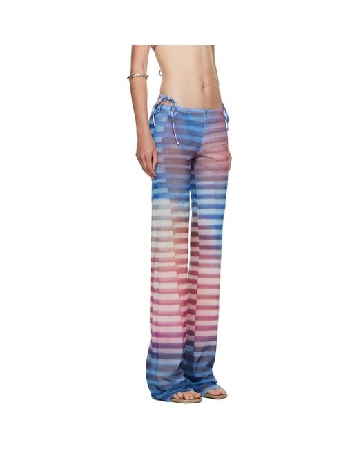 Jean Paul Gaultier Blue 'The Air' Lounge Pants