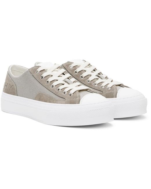 Givenchy Black Taupe City Sneakers for men