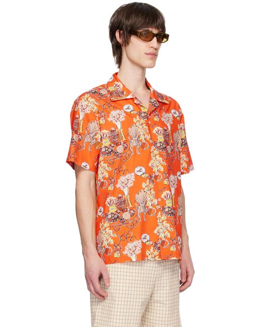 Chemise 'la chemise terrasse' Drole de Monsieur pour homme en coloris Orange