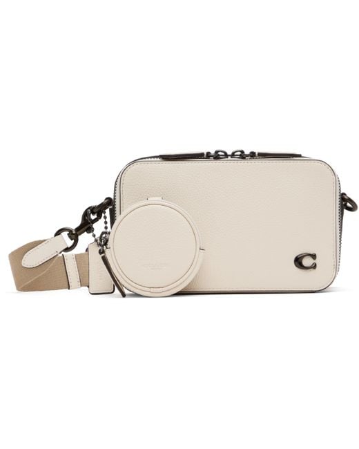 COACH Black Off- Charter Slim Crossbody Bag for men