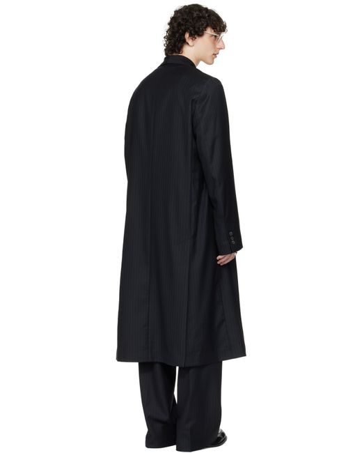 Our Legacy Work Shop Emporio Armani Lungo Coat in Black for