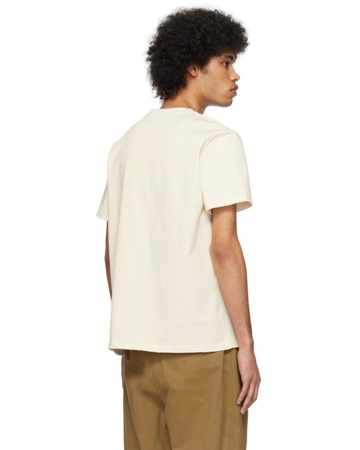 T-shirt raymond blanc cassé A.P.C. pour homme en coloris White