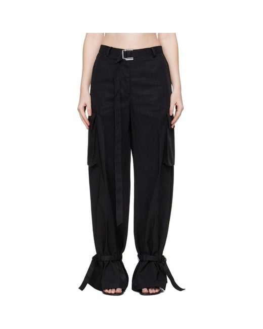 The Attico Black Long Trousers