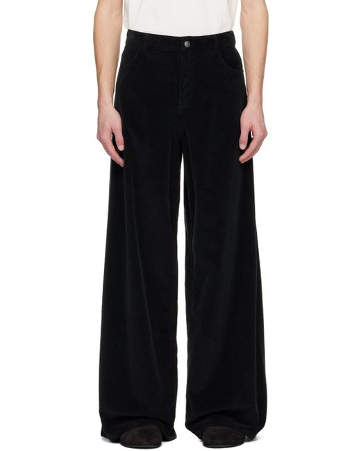 The Row Black Chani Trousers for men
