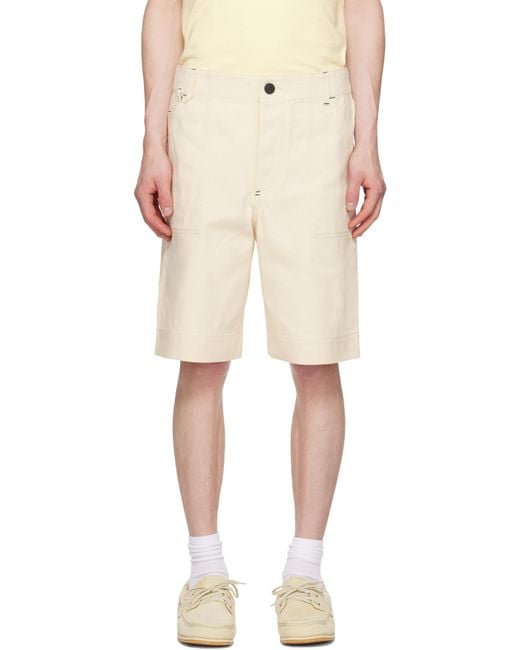 メンズ Jacquemus ベージュ La Croisière 'The De-Nîmes' デニムショートパンツ Natural