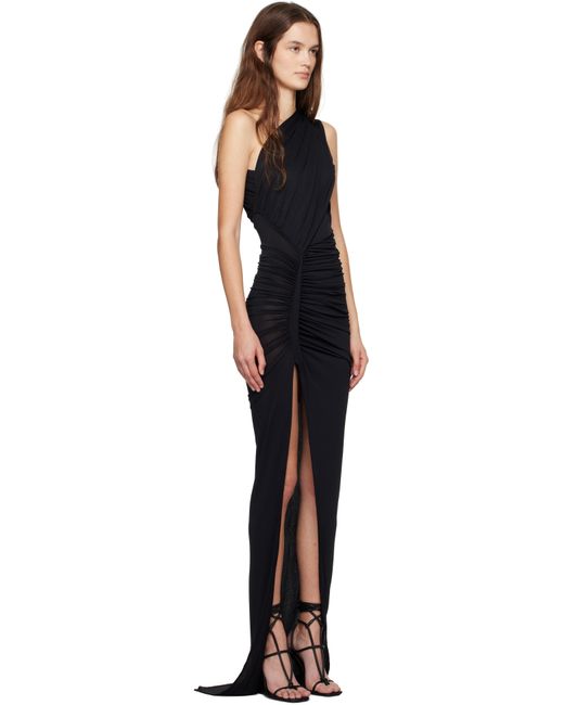 Rick Owens Black Porterville Avra Maxi Dress
