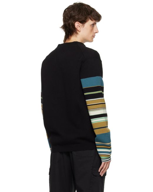 PS by Paul Smith Black Striped Cardigan for men