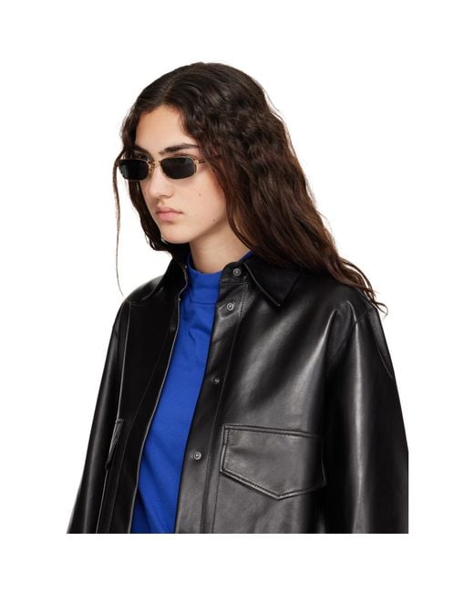 Prada Blue Rectangle Sunglasses
