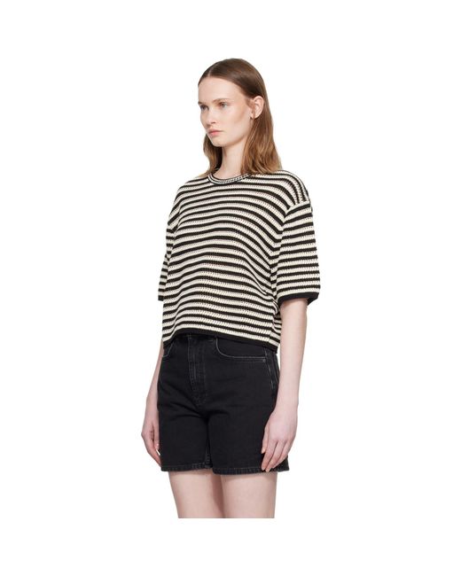 Anine Bing Black Off- Theo Sweater
