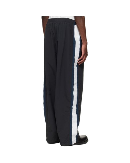 Vetements Black Gym Track Pants for men
