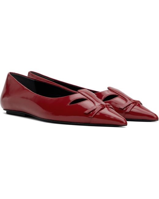 Marc Jacobs 'The Kat' Ballerina Flats in Black | Lyst Canada