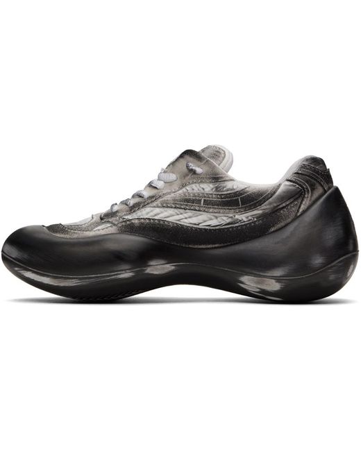 J.W. Anderson Black White & Gray Bumper Hike Sneakers for men