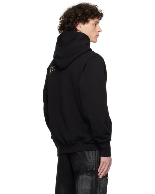 【THUG CLUB】Armor Hoodie Thug Club: Black Armor Hoodie | SSENSE