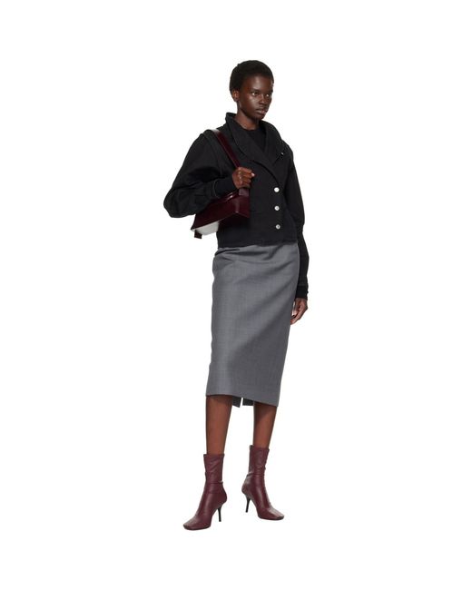 OSOI Black Burgundy Folder Brot Bag