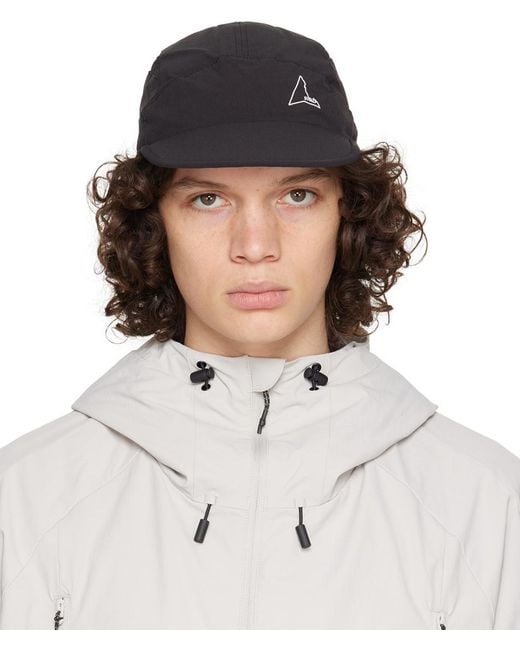 Roa Black Technical Cap for men
