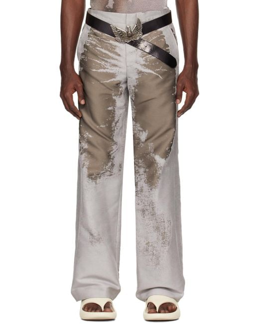DIESEL Multicolor Khaki P-Stanly Trousers for men