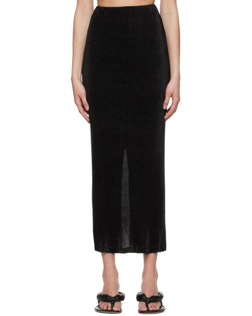 Third Form Synthetic Polyester Maxi Skirt in Black | Lyst UK