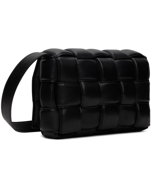 Bottega Veneta Black Padded Cassette Shoulder Bag