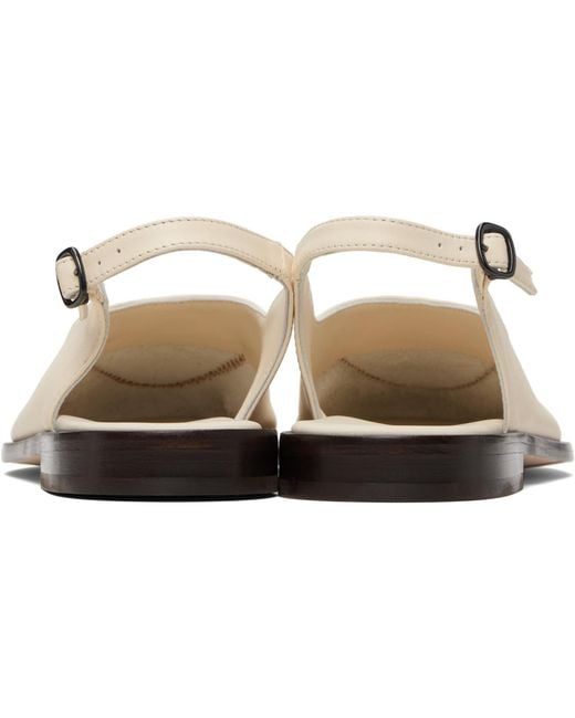 Hereu Black Off- Juliol Slingback Flats