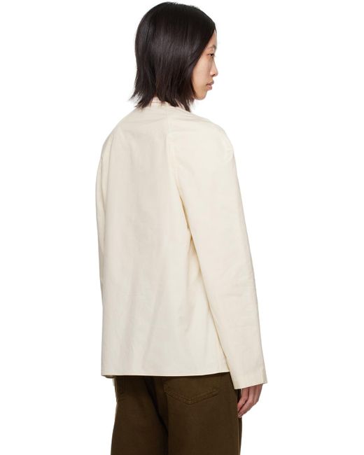 Lemaire White Off- Ascot Blouse