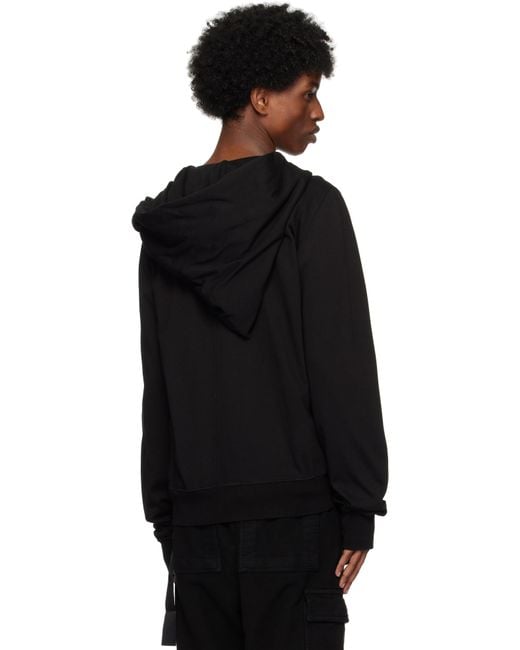 Rick Owens Black Porterville Mountain Hoodie for men