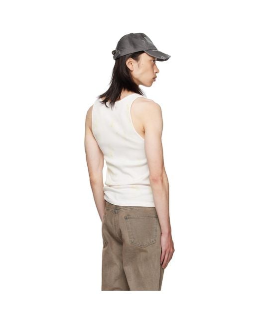 ALEXANDER DIGENOVA Black Layered Tank Top for men