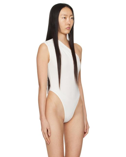 Miaou Black Off-white Jade Bodysuit