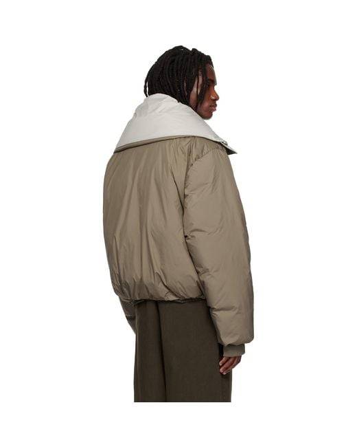 Entire studios Multicolor Khaki Kelly Down Jacket for men