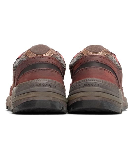 Golden Goose Deluxe Brand バーガンディ＆ブラウン Dad-Star スニーカー Black