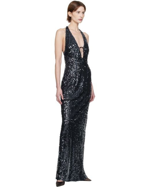 16Arlington Black Eima Maxi Dress
