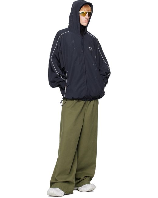 【関税込み】Balenciaga ネイビー Painter トラックジャケット Balenciaga Painter Track Jacket in Blue for Men | Lyst