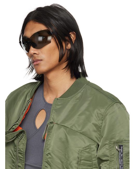 Kuboraum Black & Tortoiseshell E51 Sunglasses for men