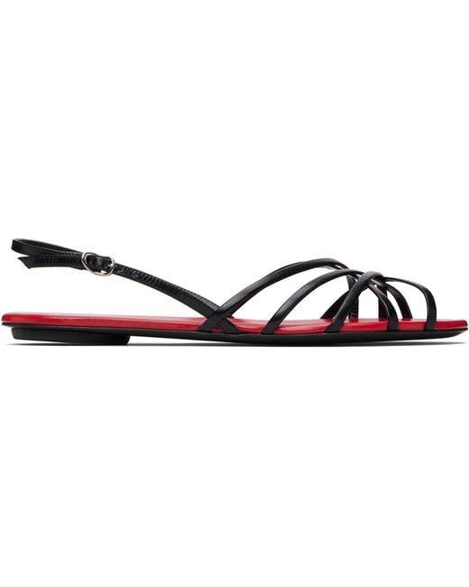 Proenza Schouler Black Uma Slingback Sandals