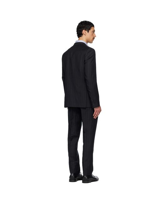 Paul Smith Black Tailored Two-Button Suit for men