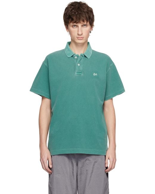 ERL Green Faded Polo for men