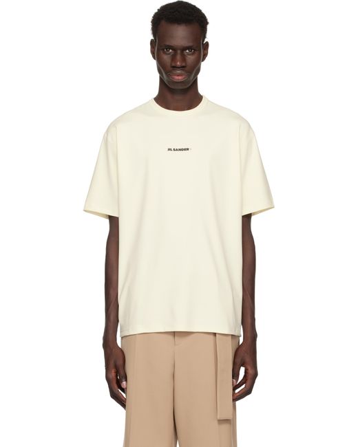 Jil Sander Black Off- Rash Guard T-Shirt for men