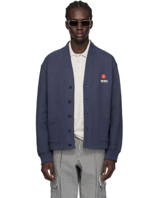 Cardigan bleu marine discount homme