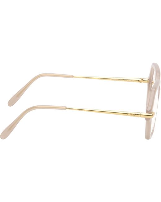 Loewe Brown Taupe Slim Glasses