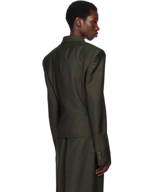 Martine Rose Black Bowie Blazer