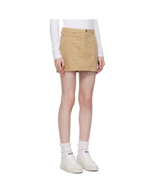 A.P.C. Black Mini-Jupe Miniskirt