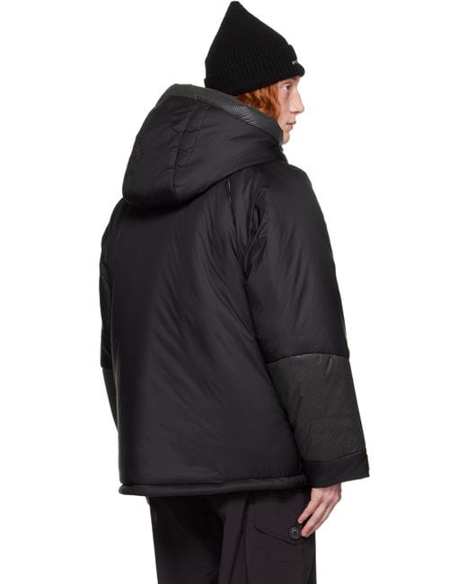 And Wander Black Insulated Jacket for men