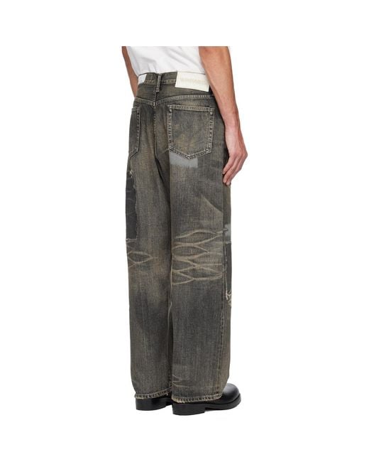 Neighborhood Black Dp Wide Jeans for men
