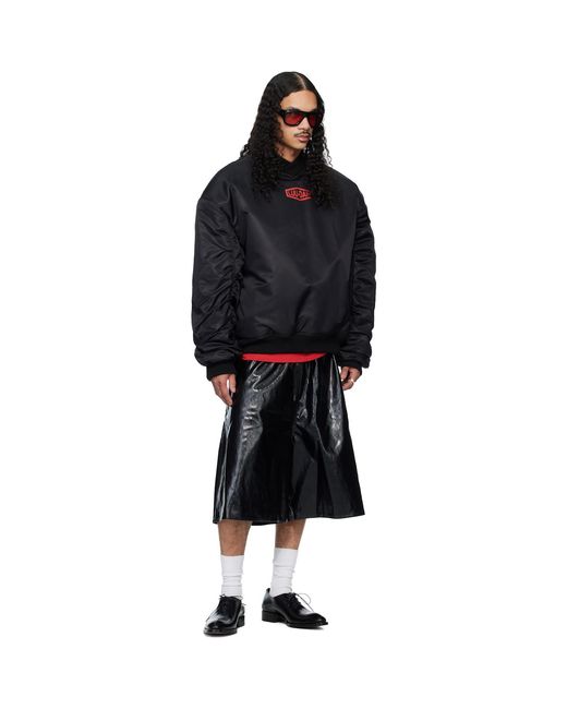 Lu'u Dan Black Unibomber Sweatshirt for men