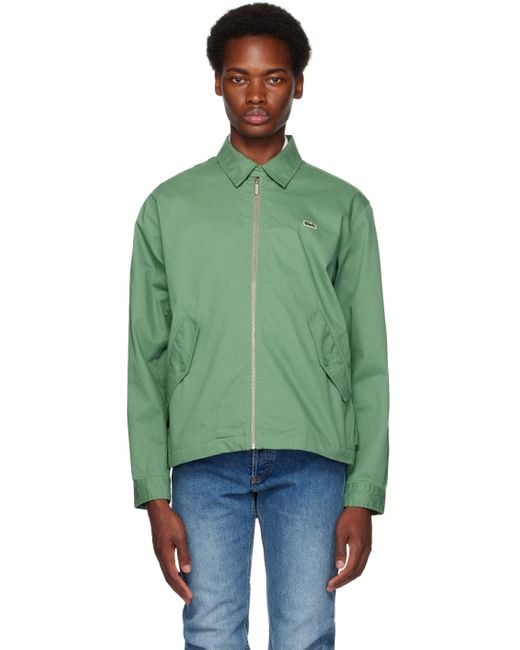 Lacoste Green Zip Jacket for men