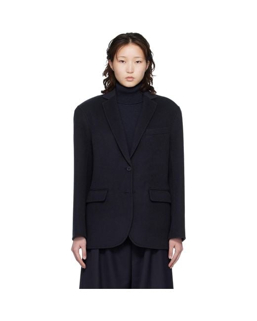 Anine Bing Blue Quinn Blazer