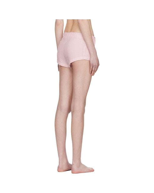 OPEN YY Pink Crinkled Tab Boxer Briefs