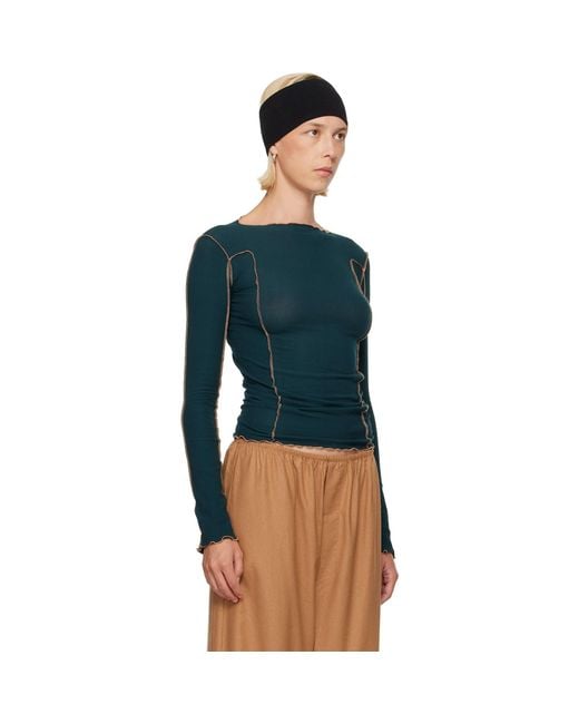 Baserange Blue Omato Long Sleeved T-Shirt