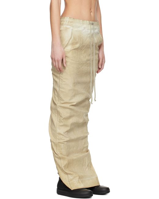 Rick Owens ベージュ Hollywood Pull On Pillar デニム マキシスカート Natural