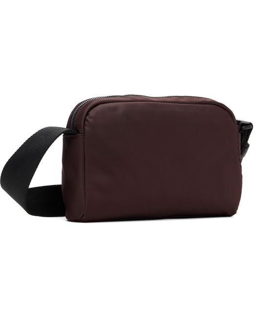 HUGO Black Twill Crossbody Bag for men
